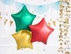 Picture of FOIL BALLOON STAR SATIN RED 18 INCH
